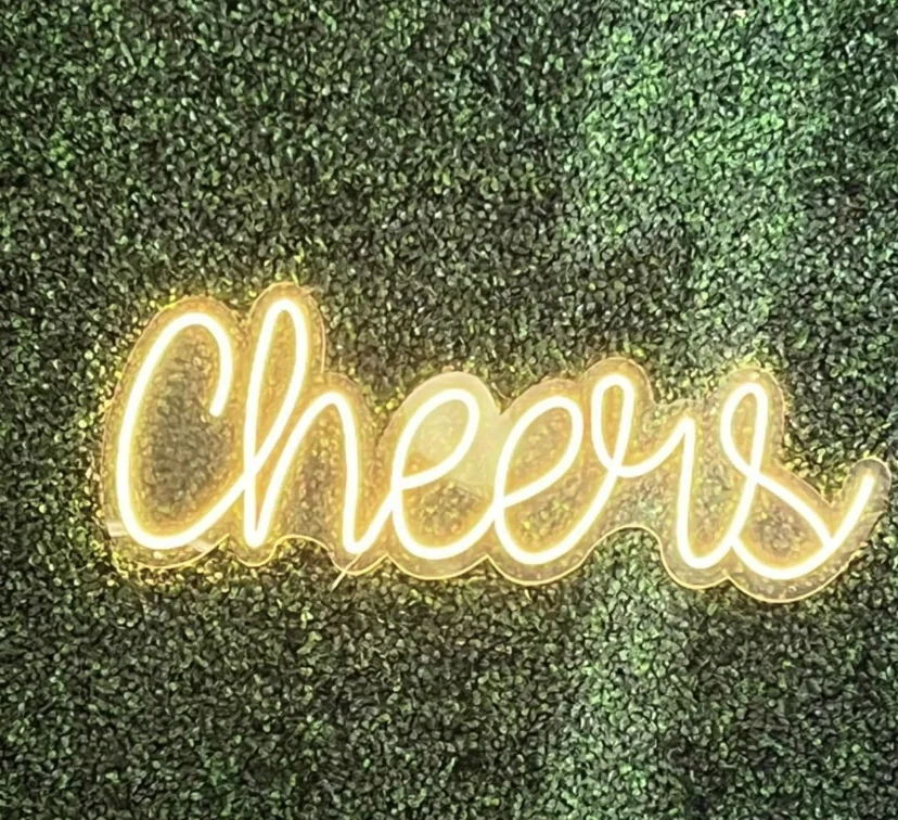 Champagne glasses cheers